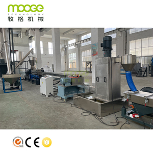 TDY20 600RPM PET Flakes Paralel Twin Screw Extrusion Pelletizing Line