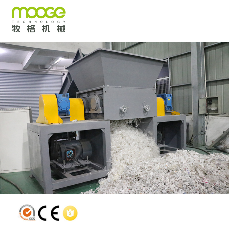 Mesin Shredder Fabric Shredder Limbah Shaft Ganda