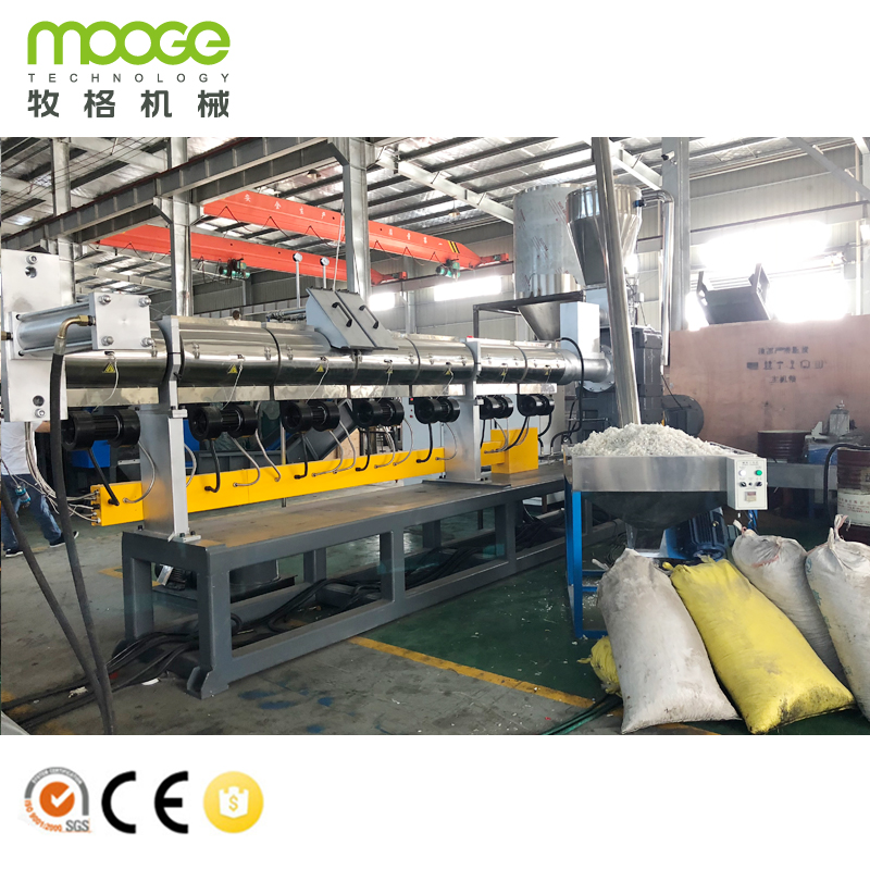 Sistem Pemotongan Strand Pendingin Air Jenis Plastik PP PE PVC Pelletizing Line