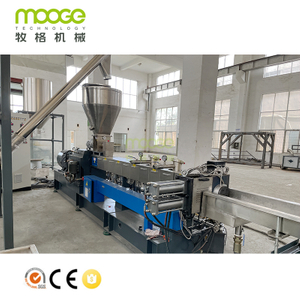 TDY65 300kg / jam 500RPM Cylinder Type Screen Changer PET Botol Flake Pelletizing Line